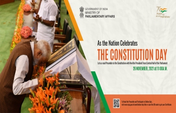 Constitution Day of India 2021- Reading of Preamble and Online Quiz on Constitutional Democracy